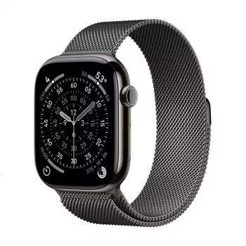 Crong Milano Steel - čelični remen za Apple Watch 38/40/41/42 mm (Graphite)