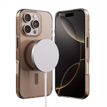 Crong Clear MAG Pro maska za iPhone 16 Pro MagSafe (Desert)