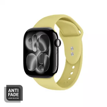 Crong Liquid - remen za Apple Watch 38/40/41/42mm (slammasto žuta)