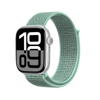Crong Nylon Sport Loop remen za Apple Watch 38/40/41/42 mm zeleni