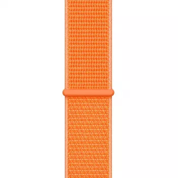 Crong Nylon Sport Loop remen za Apple Watch 38/40/41/42 mm narančasti