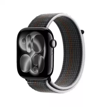 Crong Nylon Sport Loop remen za Apple Watch 44/45/46/49 mm sivi