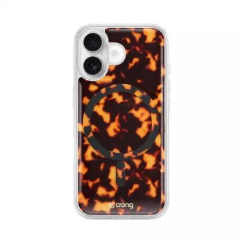 Crong Deluxe MAG Cover - futrola za iPhone 17 MagSafe, Tortoise