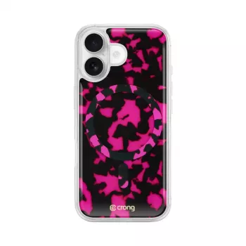 Crong Deluxe MAG Cover - futrola za stražnju stranu Apple iPhone 17, MagSafe, Pink Tortoise