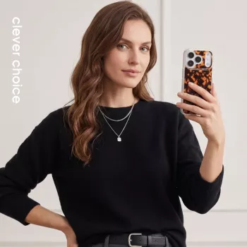 Crong Deluxe MAG Cover - futrola za iPhone 17 Pro MagSafe, kornjačevina