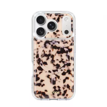 Crong Deluxe MAG Cover - futrola za iPhone 17 Pro MagSafe, Blonde Tortoise