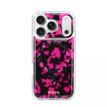 Crong Deluxe MAG Cover - futrola za iPhone 17 Pro MagSafe, Pink Tortoise