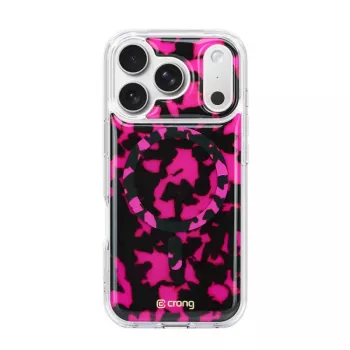Crong Deluxe MAG Cover futrola za iPhone 17 Pro Max s MagSafe, Pink Tortoise