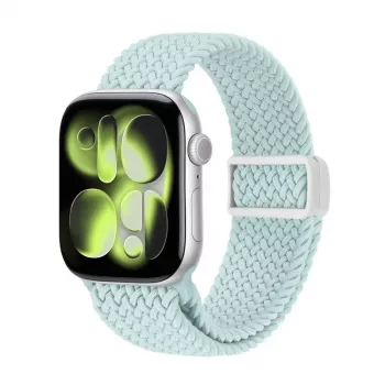 Crong Wave Band pleteni tekstilni remen za Apple Watch 38/40/41/42 mm (metvica)