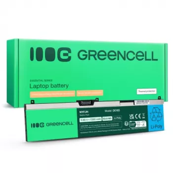 Greencell NYFJH-6C baterija za prijenosno računalo Dell Precision 15 7530 7540 7740, 97Wh, 11,4V, 8500mAh, crna