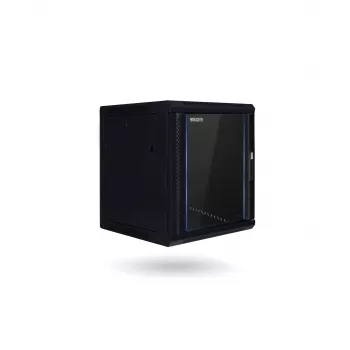 RACKTEL RL-4512WR 12U 600x450 Wall-Mount Rack Cabinet, Black