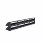 RACKTEL RL-PP4885E 48-portni Cat.5e UTP patch panel 2U 19 inch crni