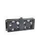RACKTEL RL-WE602 1U 19 inch rack panel s 2 aksijalna ventilatora, 230V AC, crni
