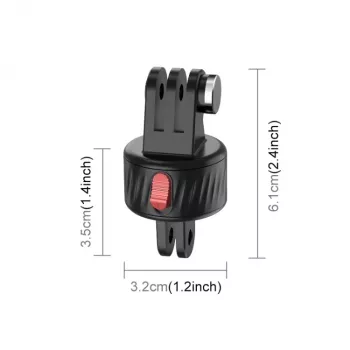 PULUZ magnetski nosač za brzo otpuštanje za GoPro Hero 11 10 9 8 7 6 5 4 / SJCAM / Xiaomi / DJI - PU706b