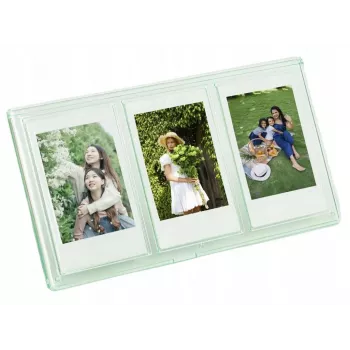 LOVEINSTANT stalni okvir za 3 fotografije za Zink / Fuji Instax Mini kamere - zeleni