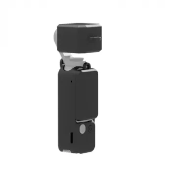 PULUZ zaštitno silikonsko kućište s poklopcem objektiva i poklopcem zaslona za DJI Osmo Pocket 3, crno (PU894B)