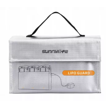SUNNYLIFE tvrda futrola za 3x baterije drona i punjač kompatibilna s DJI Mini 4K, Air 3, Avata 2, DC830-S