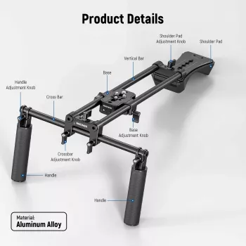 NEEWER SR004 DSLR rameni stabilizator ručka za kamere i DSLR kamkordere