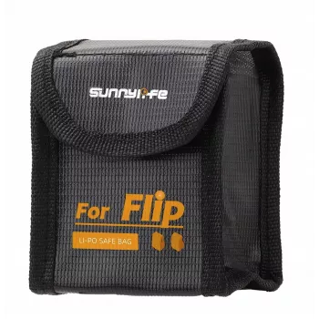 SUNNYLIFE vatrootporna sigurnosna torba za baterije za DJI Flip dron - mjesto za 2 baterije - FP-DC955-2