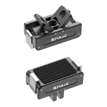 PULUZ 1/4 inch adapter za GoPro nosač za DJI Osmo Action 5 Pro / 4 / 3 - crni