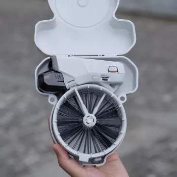 SUNNYLIFE tvrda torba za nošenje za dron DJI Flip s remenom, siva, FP-SN953-GY