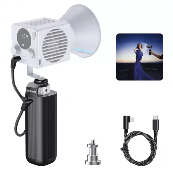 NEEWER PH74E ručka s power bankom 100W za COB LED lampu USB-C DC