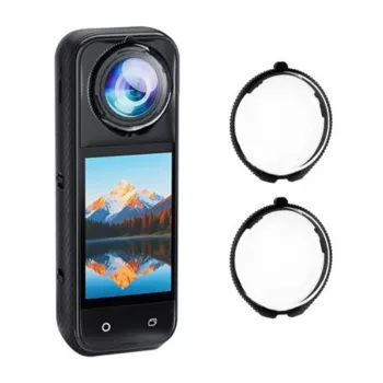 PULUZ 2 kom zaštitnih stakala za objektiv od kaljenog stakla za Insta360 X5 / Pu749t