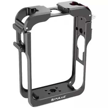 PULUZ okvirni držač zaštitni okvir s 2x držača za hladnu papučicu i navojem 1/4 inch za DJI Osmo 360 (PU781B)