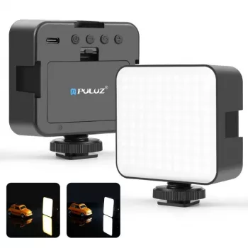 PULUZ LED video svjetlo 100 LED 5W Bi-Color 2900-6500K USB-C 1/4 inch vijčani nosač za kameru/telefon PU4141B