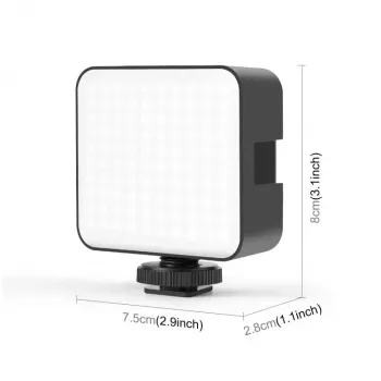 PULUZ LED video svjetlo 100 LED 5W Bi-Color 2900-6500K USB-C 1/4 inch vijčani nosač za kameru/telefon PU4141B