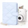 LOVEINSTANT foto album za 108 fotografija kompatibilan s Fujifilm Instax Mini 12 40 11 9 8 7 Evo LiPlay Link, plavi prošiveni