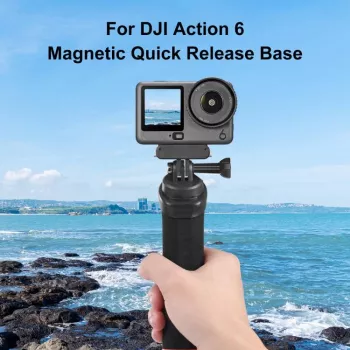 PULUZ magnetski nosač za brzo otpuštanje s GoPro nosačem za DJI Osmo Action 6 / Nano / Puluz / PU1079B