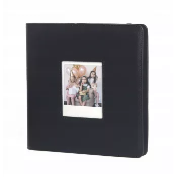 LOVEINSTANT foto album za 288 fotografija, kompatibilan s Fuji Instax Wide 400/300, Polaroid 600/Now, crno