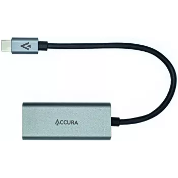 ACCURA USB-C na RJ45 Gigabit Ethernet adapter, sivi
