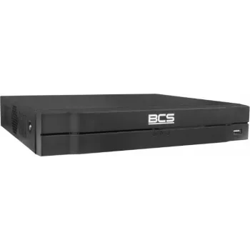 BCS 8-kanalni 4K PoE mrežni video snimač NVR, 8 PoE portova, H.265+, 1 SATA HDD utor, BCS-L-NVR0801-4KE-8P(2L)