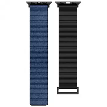 Beline Apple Watch Magnetic Pro Strap 42/44/45/49mm crno-plava