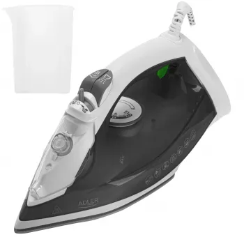 Adler AD 5051 parno glačalo s keramičkom potplatom, 2600 W, spremnik 350 ml