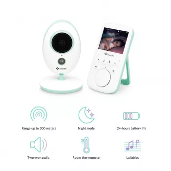 TrueLife NannyCam V24 Pro LCD 2,4 inča 20fps video baby monitor