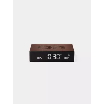Lexon Flip Premium Alarm Clock Dual-Sided Bronze LR152BZ