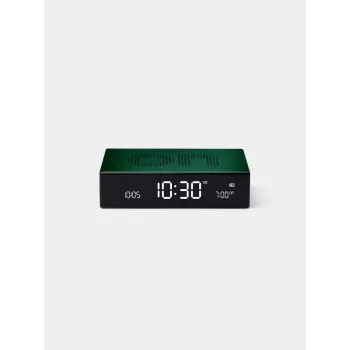 LEXON Flip Premium Digital Alarm Clock Dark Green LR152DG1