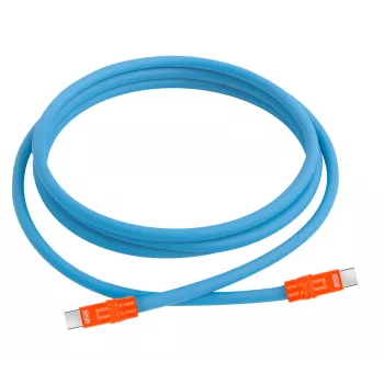 Newell USB-C na USB-C kabel 100W, 2m, silikon, plavo-narančasti