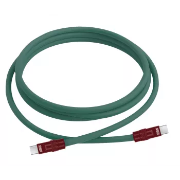 Newell USB-C na USB-C kabel 100W 2m silikon zeleno-bordo