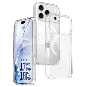 3MK PROTECTION Apple iPhone 17 Pro Max Hardy LiqForce MagCase stražnje kućište - crno