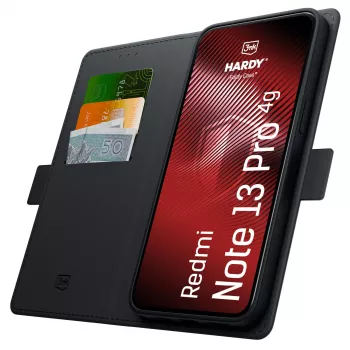 3MK PROTECTION Hardy Foldy maska za Xiaomi Redmi Note 13 Pro 4G - crna