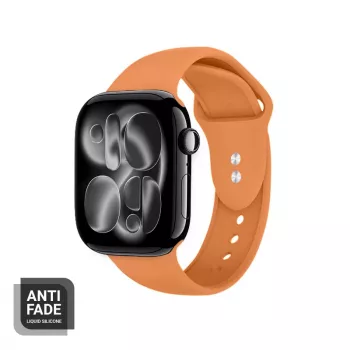Crong Liquid remen za Apple Watch 38/40/41/42 mm (narančasti)