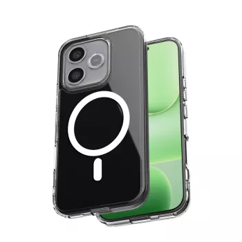 Crong Hybrid Clear Magnetic maska MagSafe za Honor 600 Lite 5G (transparentna)