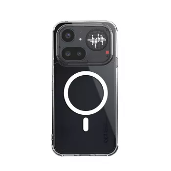 Crong Hybrid Clear Magnetic maska MagSafe za Nothing Phone 4a Pro (transparentna)