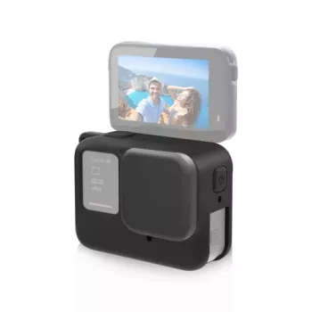 PULUZ silikonska zaštitna navlaka s poklopcem objektiva za Insta360 Ace Pro, crna