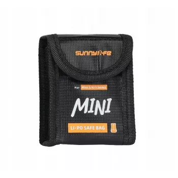 SUNNYLIFE vatrootporna sigurnosna torba za baterije za DJI Mini 5/4/3 Pro/3, Lito 1, Lito X1 - 1x baterija