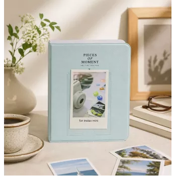 LOVEINSTANT fotoalbum 64 fotografije za Fuji Instax Mini 13 12 11 40 41 99 Evo Link / zeleni